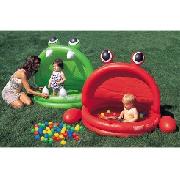 Animal Kiddie Pool with 50 Balls (Red)