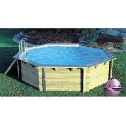 Large Octagonal Wooden Swimming Pool