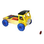Classic Toddler Toys Pull Truck with Blocks