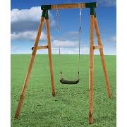 Plum Products Single Wood Frame Swing