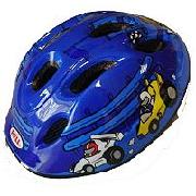 Jumpstart Blue Cars Bike Helmet