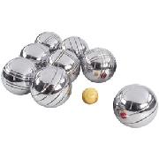 Jaques Set of 8 Boules In Metal Presentation Case
